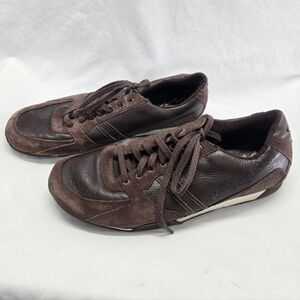 Vintage Diesel Men's Size 13 Brown Leather Suede Sneakers Shoes